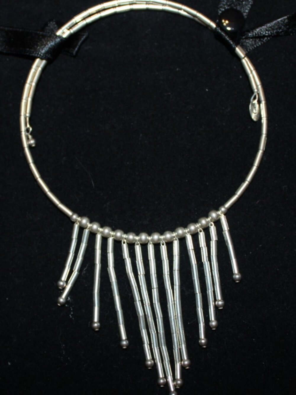NWT Vintage Carolyn Pollack Sterling silver choker necklace. Rare FABULOUS!! - Picture 2 of 10